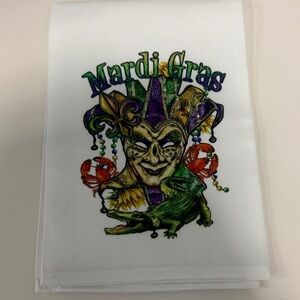 Mardi Gras Jester Hand Towel